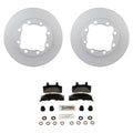 Set of 2 Bosch 317.5mm Disc Brake Rotors & Pads for K2500 K3500 (1990–2000)