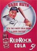 Vintage Replica Tin Metal Sign Babe Ruth Baseball 149