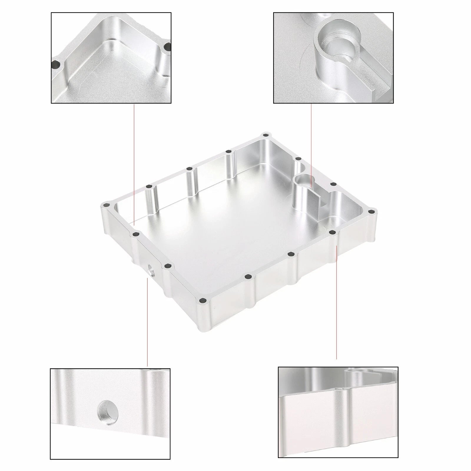 Low Profile Billet Oil Pan for Suzuki GSXR 1000 (2001–2008)