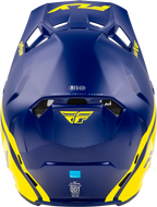 Fly Racing Formula CC Objective Helmet for Offroad (Large, Navy/Yellow)
