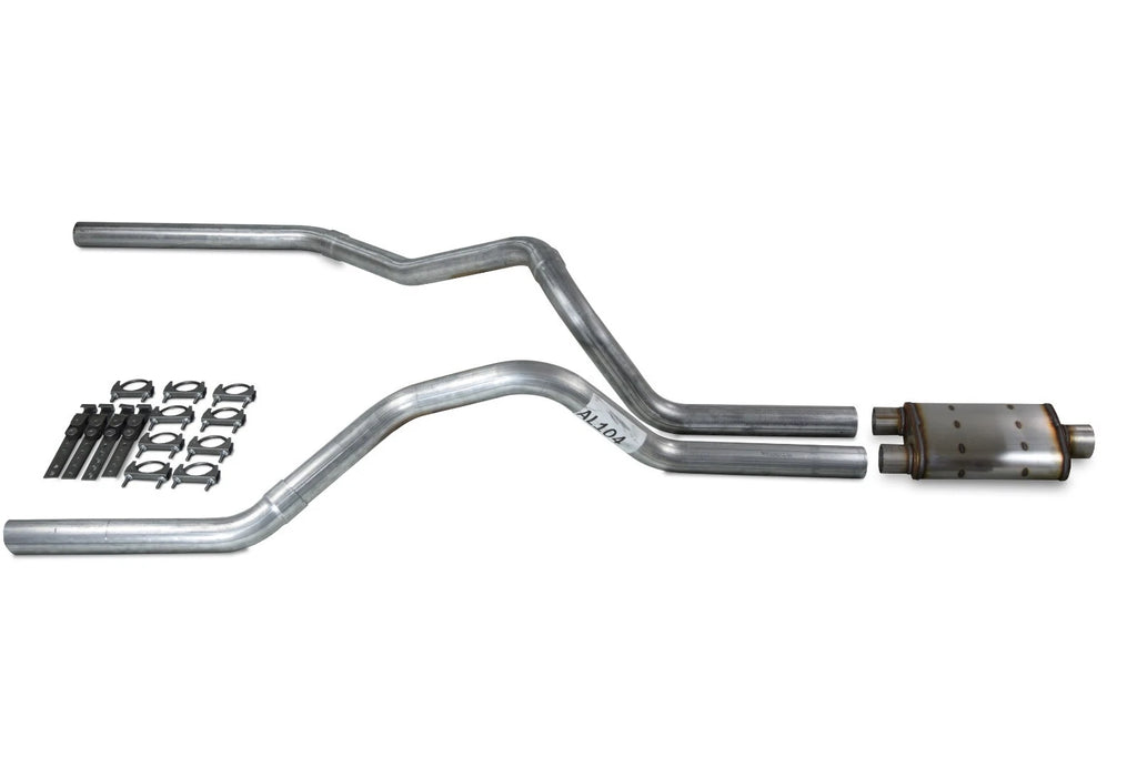 Dual 2.5" Exhaust Kit for Chevy GMC 1500 Truck (1999–2006)