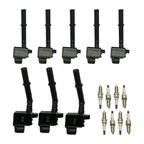 Set of 8 Ignition Coils & Iridium Spark Plugs for Mercedes-Benz GLS550 GLS63 AMG