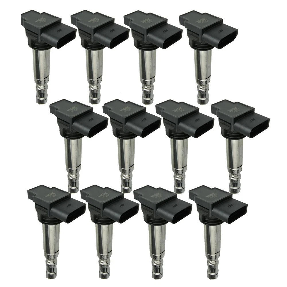 Set of 12 NGK Ignition Coils for Volkswagen