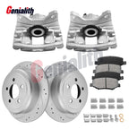 Rear Brake Rotors & Calipers for Jeep Liberty Dodge Nitro (2008–2012)