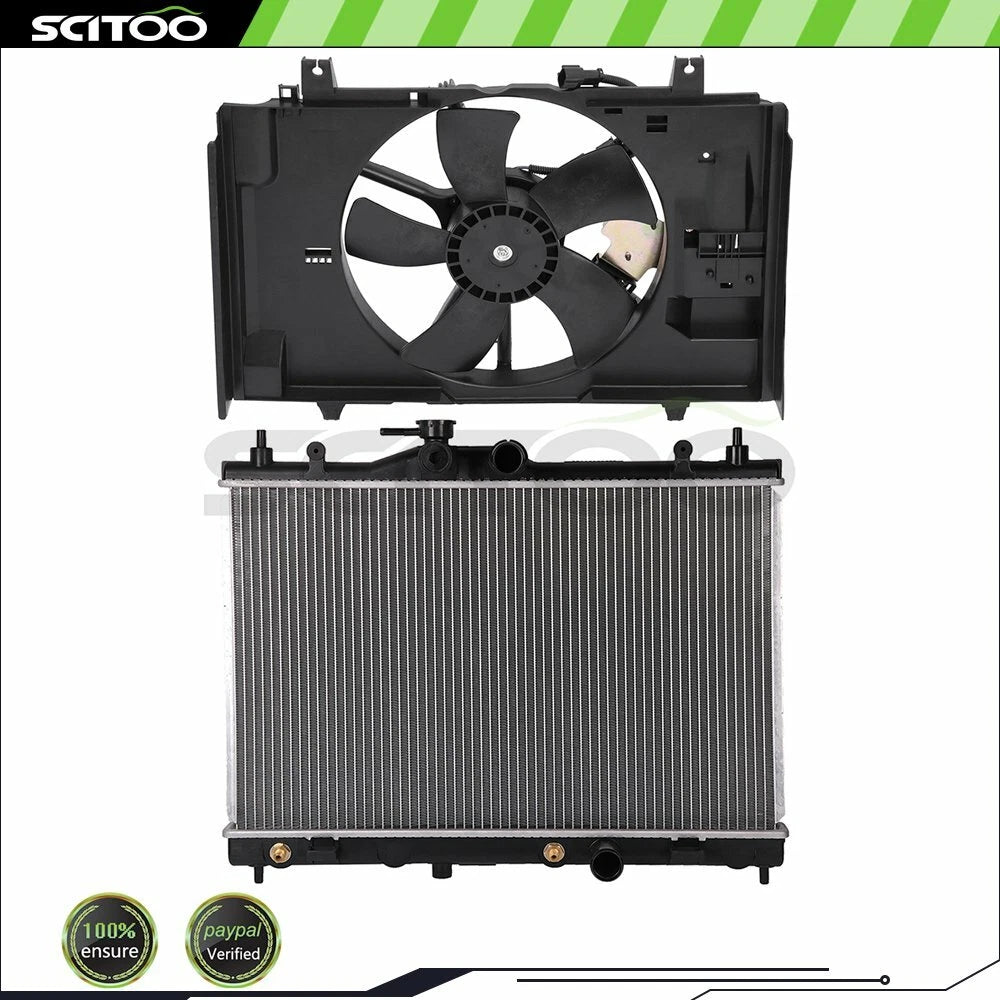 Radiator and Cooling Fan Kit for Nissan Versa (2007–2012)