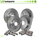 Set of 4 Disc Brake Rotors and Ceramic Pads for Chevrolet Impala (2006–2010)