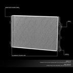 OE Style Aluminum Cooling Radiator for VW Jetta/GTI/Audi TT A3 (2008–2016) 13212