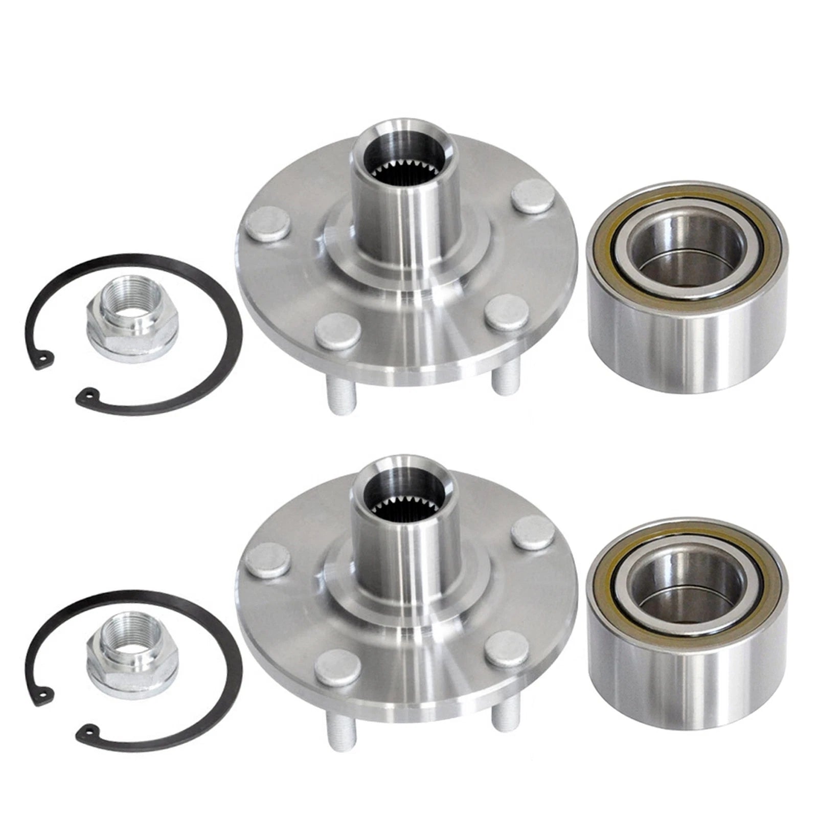 2PCS Front Wheel Hub Bearings for Toyota Avalon Lexus ES300 (1992–2004) 518509