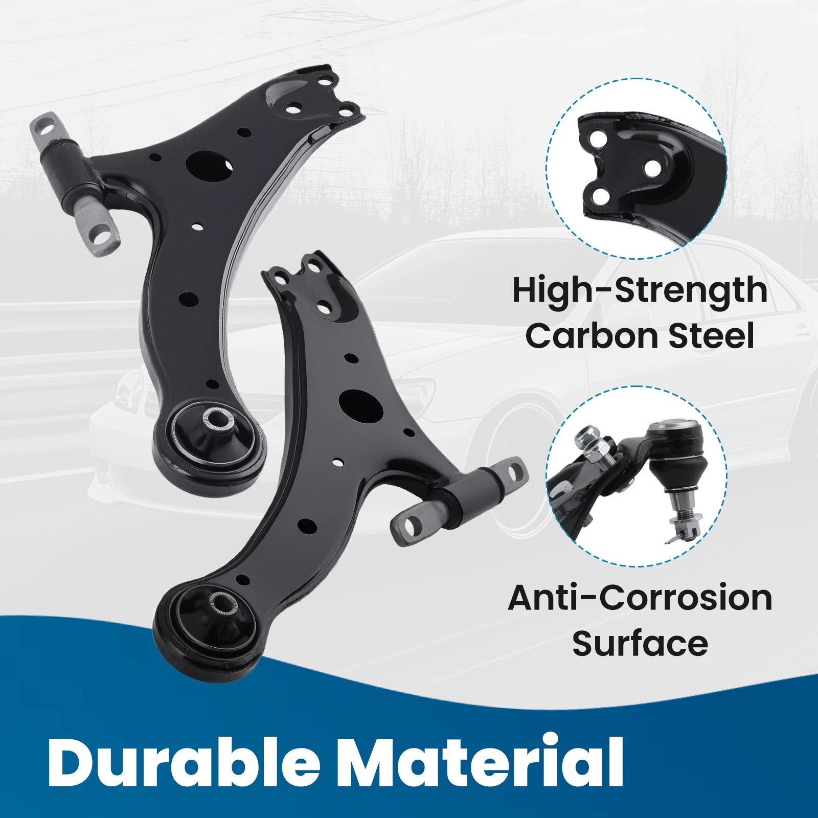 Front Lower Control Arm Ball Joint Tie Rod for Toyota Camry (2004–2006)