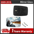 Mirror Glass Set for Dodge Ram 1500 (2009–2018) Power Heated, Rear Left Side