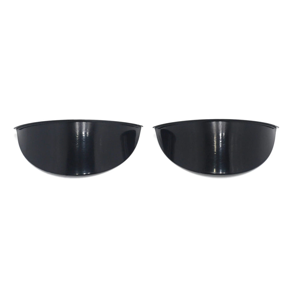 1 Pair 4.5" Black Passing Lamp Visor for Harley Touring Dyna