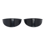 1 Pair 4.5" Black Passing Lamp Visor for Harley Touring Dyna