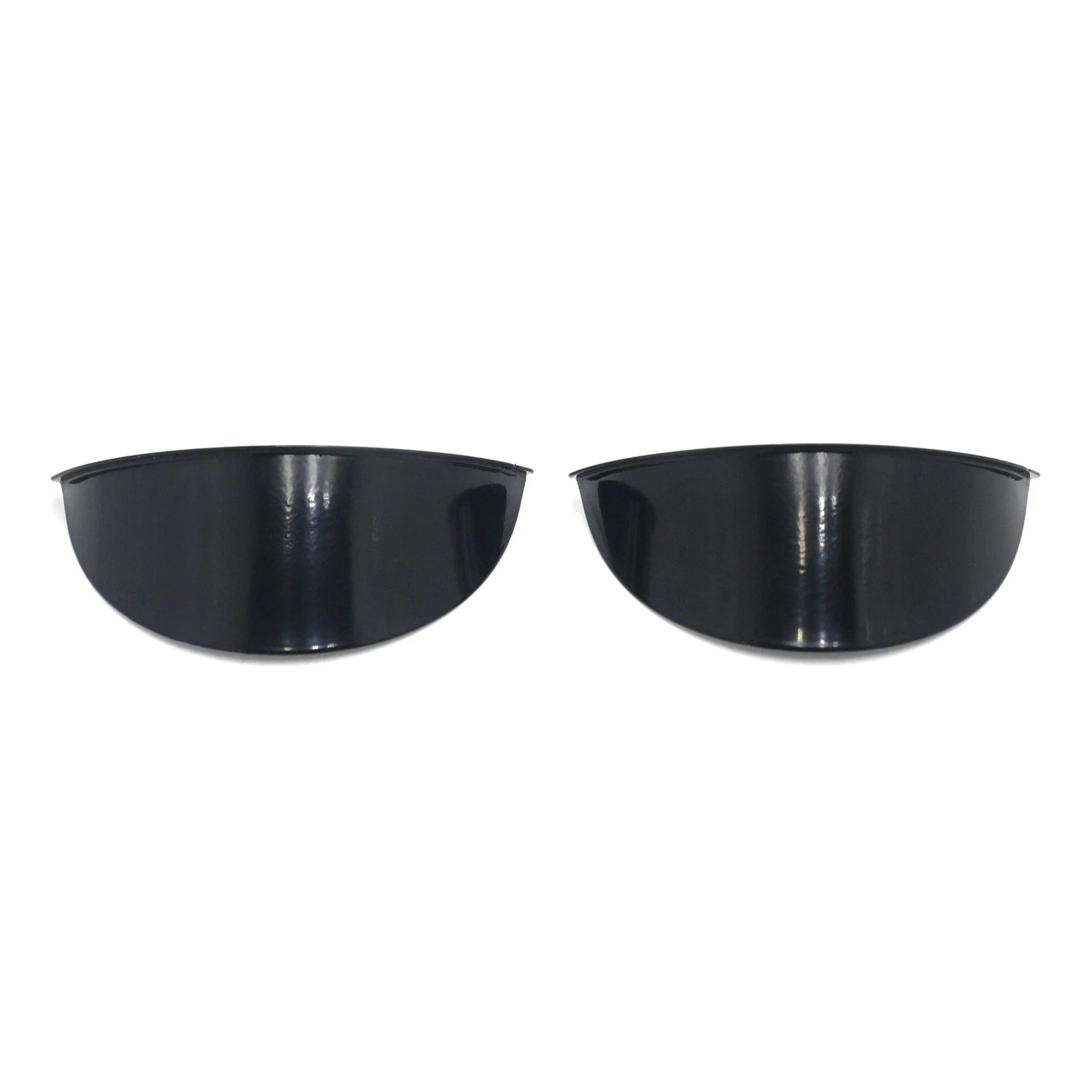 1 Pair 4.5" Black Passing Lamp Visor for Harley Touring Dyna