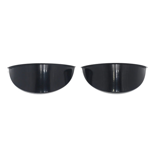 1 Pair 4.5" Black Passing Lamp Visor for Harley Touring Dyna