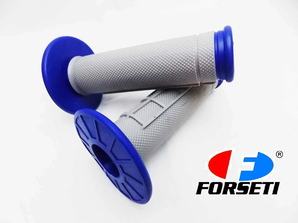 Blue Grey Hand Grip Set for Suzuki MX Enduro Trail