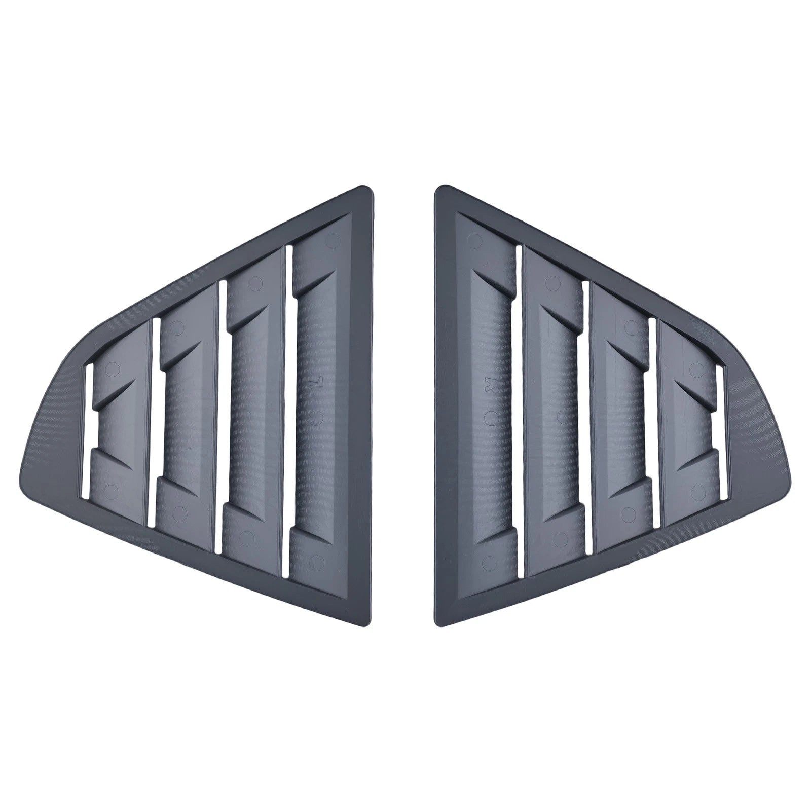 Carbon Fiber Look Quarter Window Louvers for Toyota Camry (2018–2024)