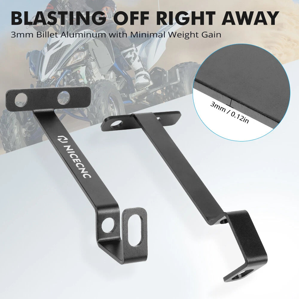 Aluminum Tail Light Mount Bracket for Yamaha Raptor 700 YFM700 (2013–2026)