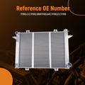 3Row Aluminum Engine Radiator for Dodge D250 D350 5.9L Cummins (1991–1993) SBR1198