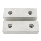 Set of 2 Reversible Aluminium Vise Jaws for 8" Vise