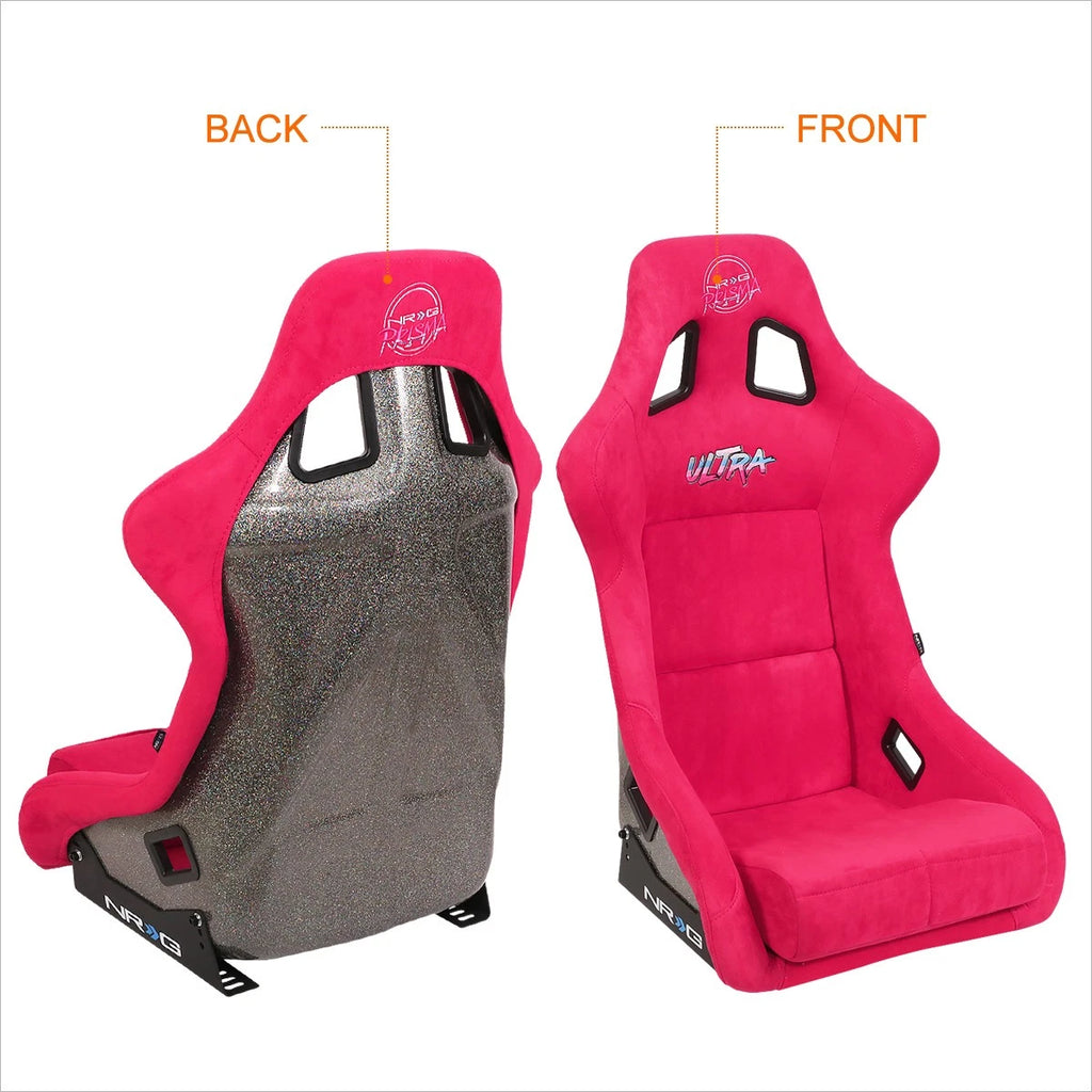 NRG Innovations FRP-302RD-ULTRA Bucket Racing Seat for Universal Fit (Large)
