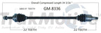 Surtrack Front Right CV Axle Shaft for Chevrolet Spark (2013–2015)