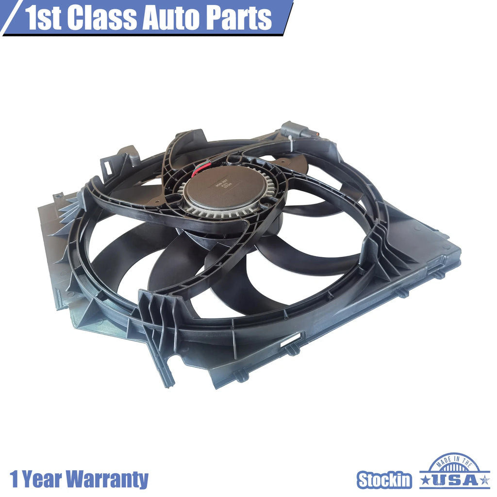 Dual Radiator and Condenser Fan Assembly for BMW X3 (2004-2010)