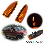 LED Side Mirror Turn Lights for Ford Excursion (2000–2005) Amber Lens