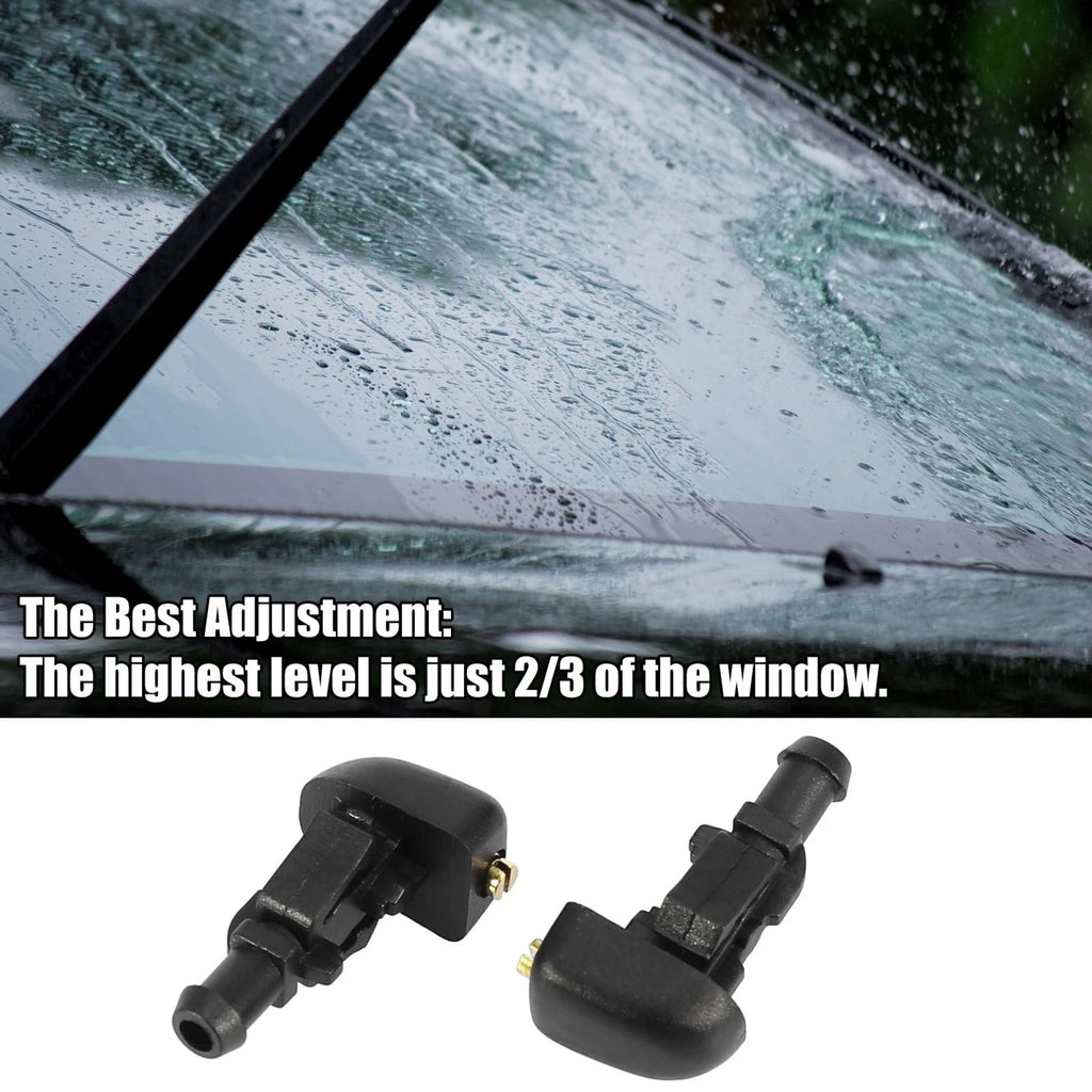 9pcs Front Windshield Washer Nozzle Kit 3W7Z-17603-AA for Ford F-150 (2004–2023)