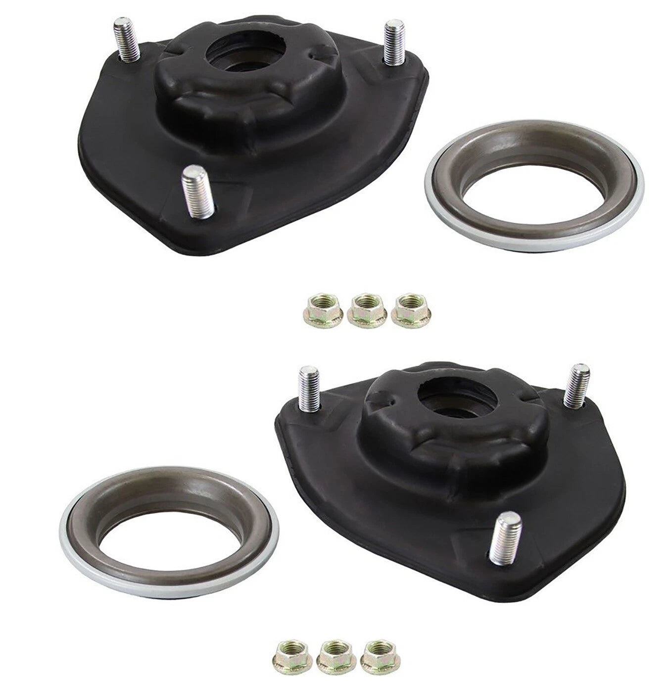 Set of 2 Front Strut Mounts for Kia Rondo, Optima, Magentis (2007–2010)