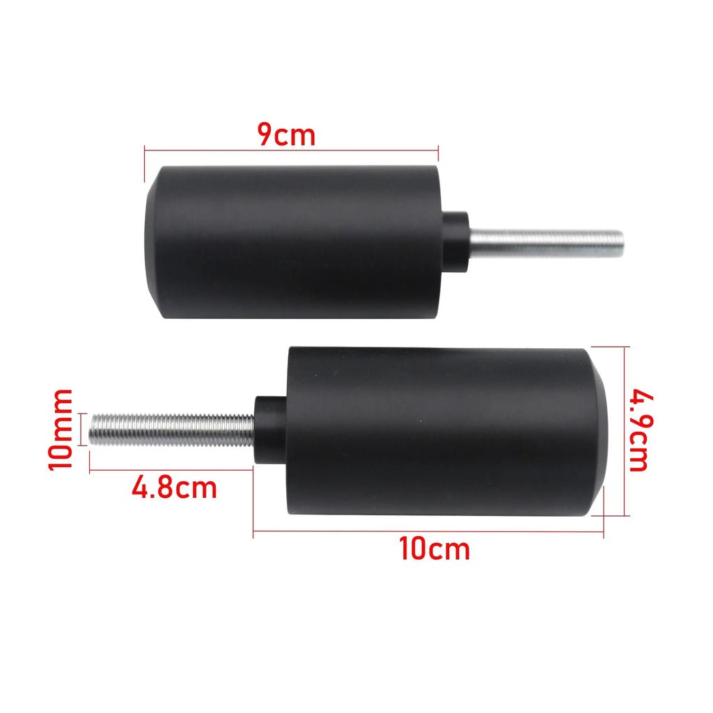 No Cut Frame Slider Black Protector for Yamaha MT-09/SP Tracer 900/GT (2021–2024)