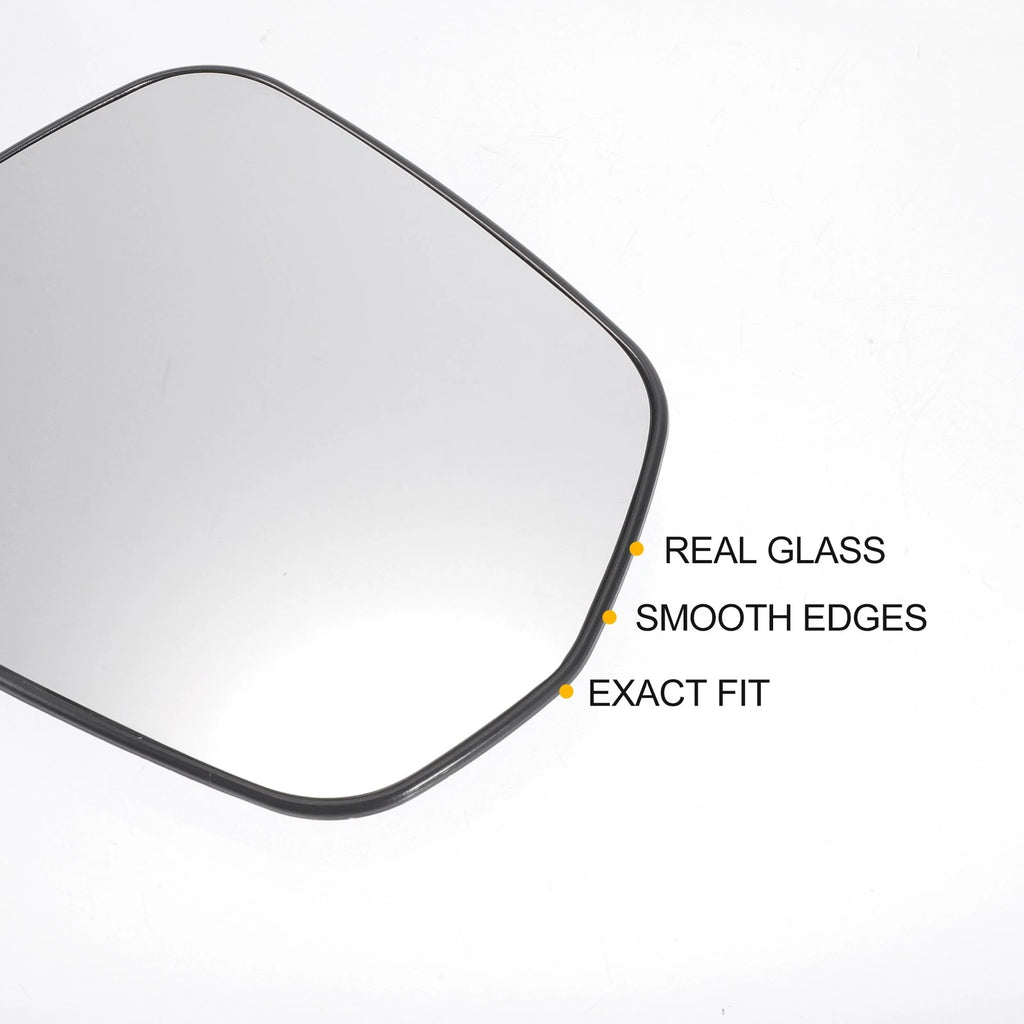 Right Side White Mirror Glass w/ Back Non-heated for Honda HR-V (2014–2020)