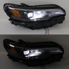Set of 2 Front Headlights for Jeep Cherokee (2019–2022)