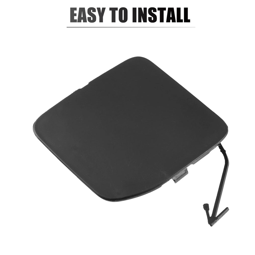 Front Bumper Tow Hook Cover Cap for Nissan Versa Sedan (2015–2019) Matte Black 718844783835