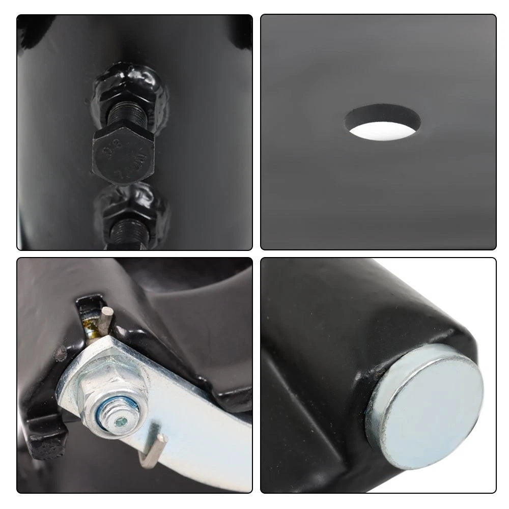 Adjustable 5th Wheel to Gooseneck Adapter Hitch (12" - 17")