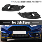 1 Pair Fog Light Grille Cover Trim for Ford Fiesta (2014–2016) D2BZ15266CB