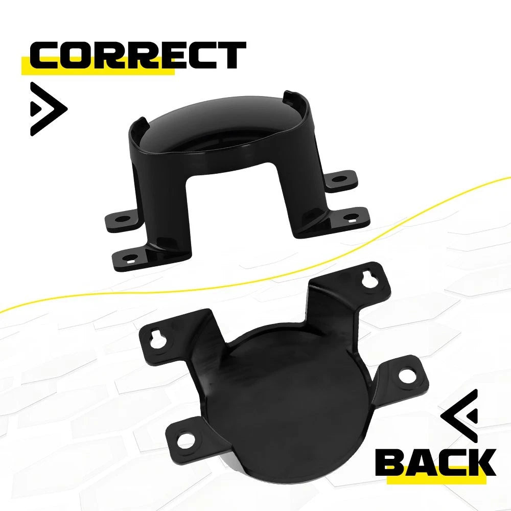 Set of 2 Front Bumper Fog Light Covers for Honda Civic Sedan (2022–2025)