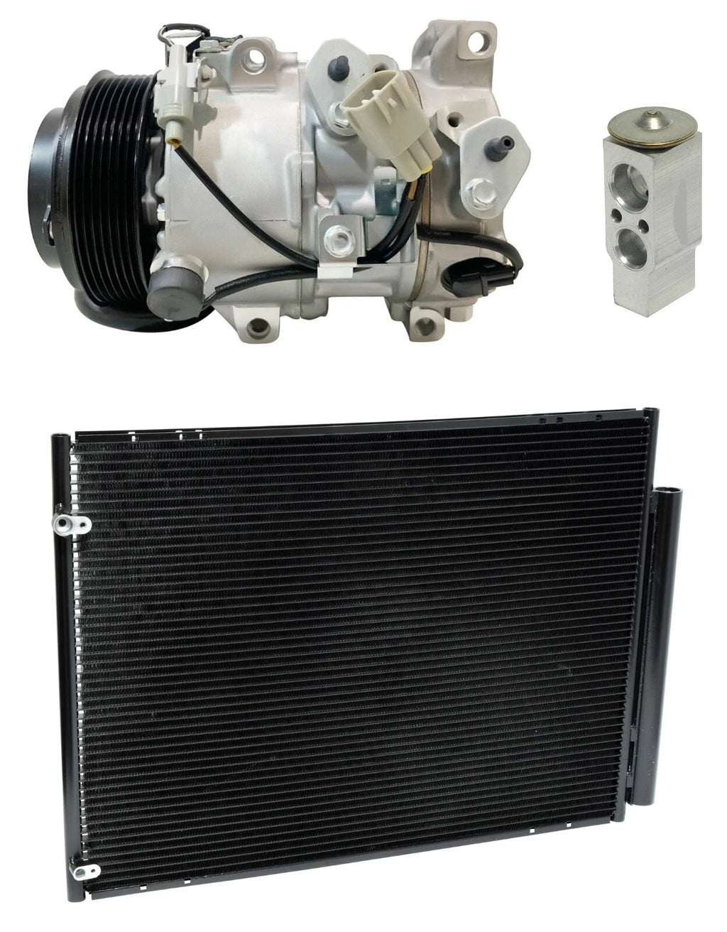 AC Compressor Kit With Condenser for Lexus RX350 3.5L (2007–2015)
