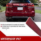 2X Red Lens Rear Bumper Reflector Lights for Lexus RX350 RX450h (2016–2020)
