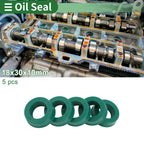 Set of 5 Oil Seal Rotary Shaft Seal 18x30x10mm High Pressure