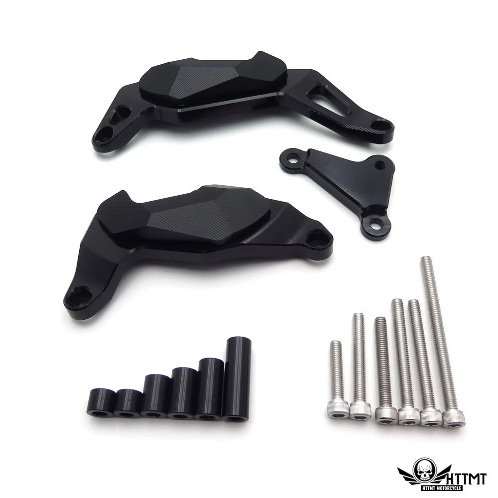 CNC Engine Guard Case Cover for Kawasaki Ninja 400 250 (2018–2019) Black
