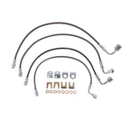 Front & Rear Extended Stainless Brake Line for Jeep Wrangler JK (2007–2018)
