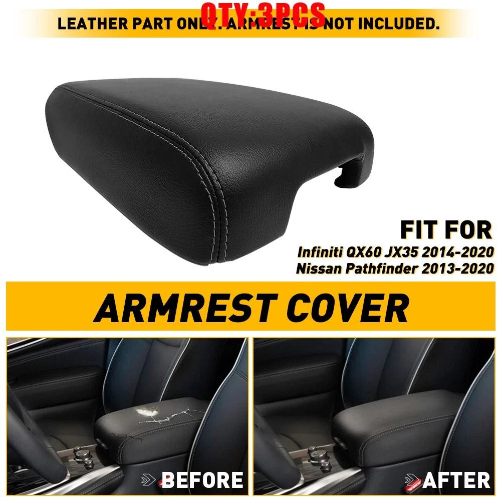 Armrest Cover Console Lid for Nissan Pathfinder QX60 JX35 (2013–2020)