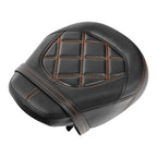 Black Driver/Passenger Seat for Harley Touring Street Road Glide (2009–2023)