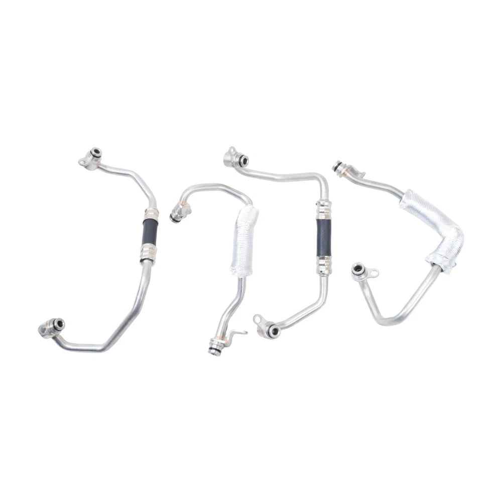 4X Turbo Charger Coolant Hose Line Kit for BMW 335i xDrive 335is 335xi