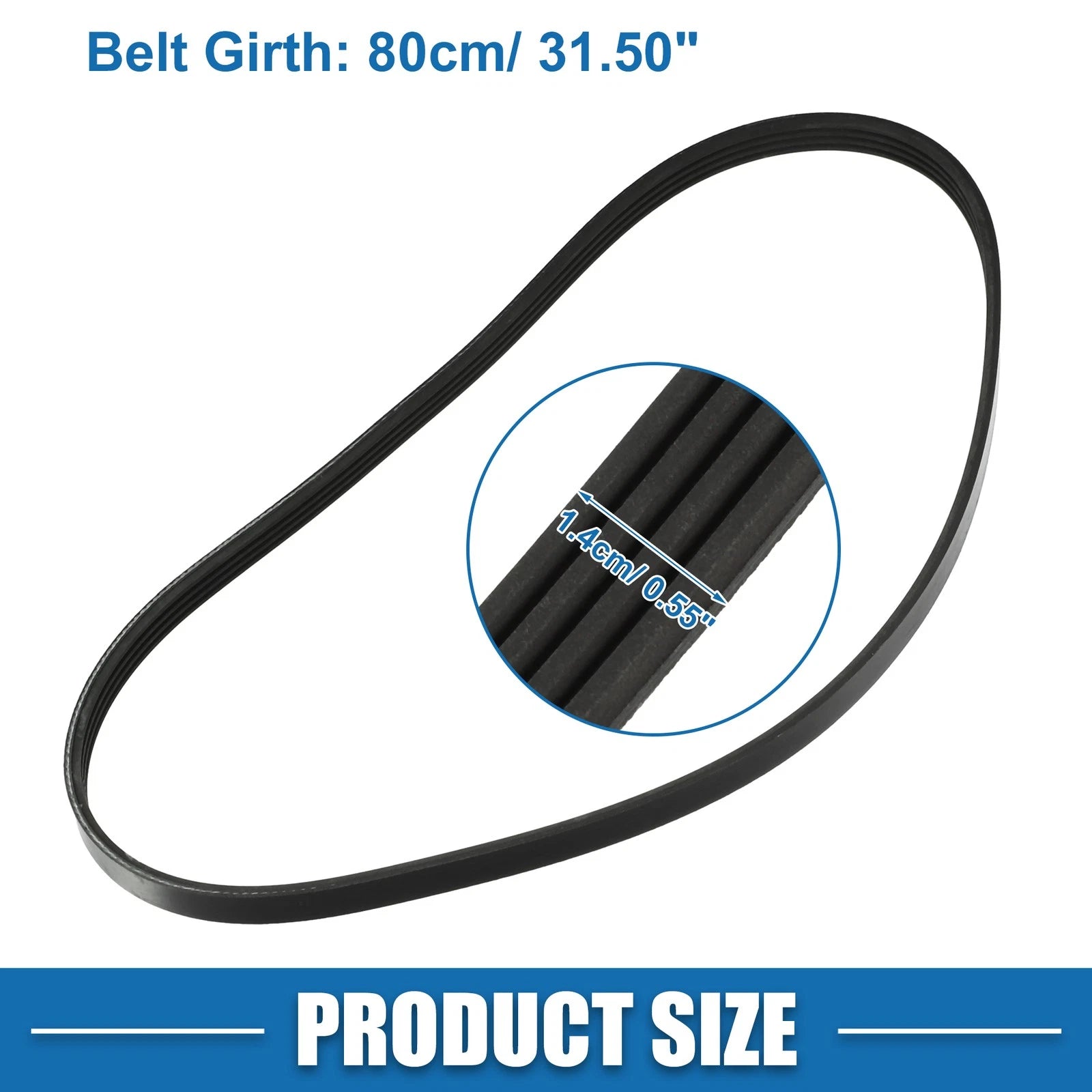 Set of 1 Serpentine Belt for Hyundai Elantra (2011–2016) No. 977132D100, 2521223721