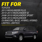 Pair Interior Inner Door Handles for Toyota Highlander (2008–2013)