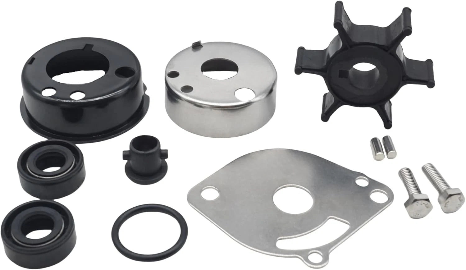 Water Pump Repair for Yamaha Mercury 2HP (6GD/6A1-W0078/01, 814453M, 96339M, 18-3462)