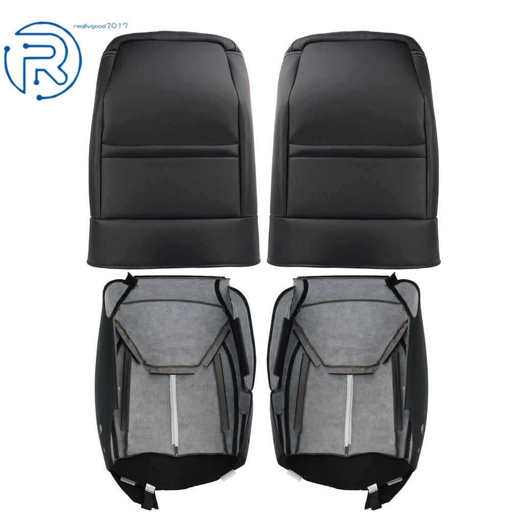 Set of 2 Seat Covers for Jeep Wrangler (2013-2017) Black