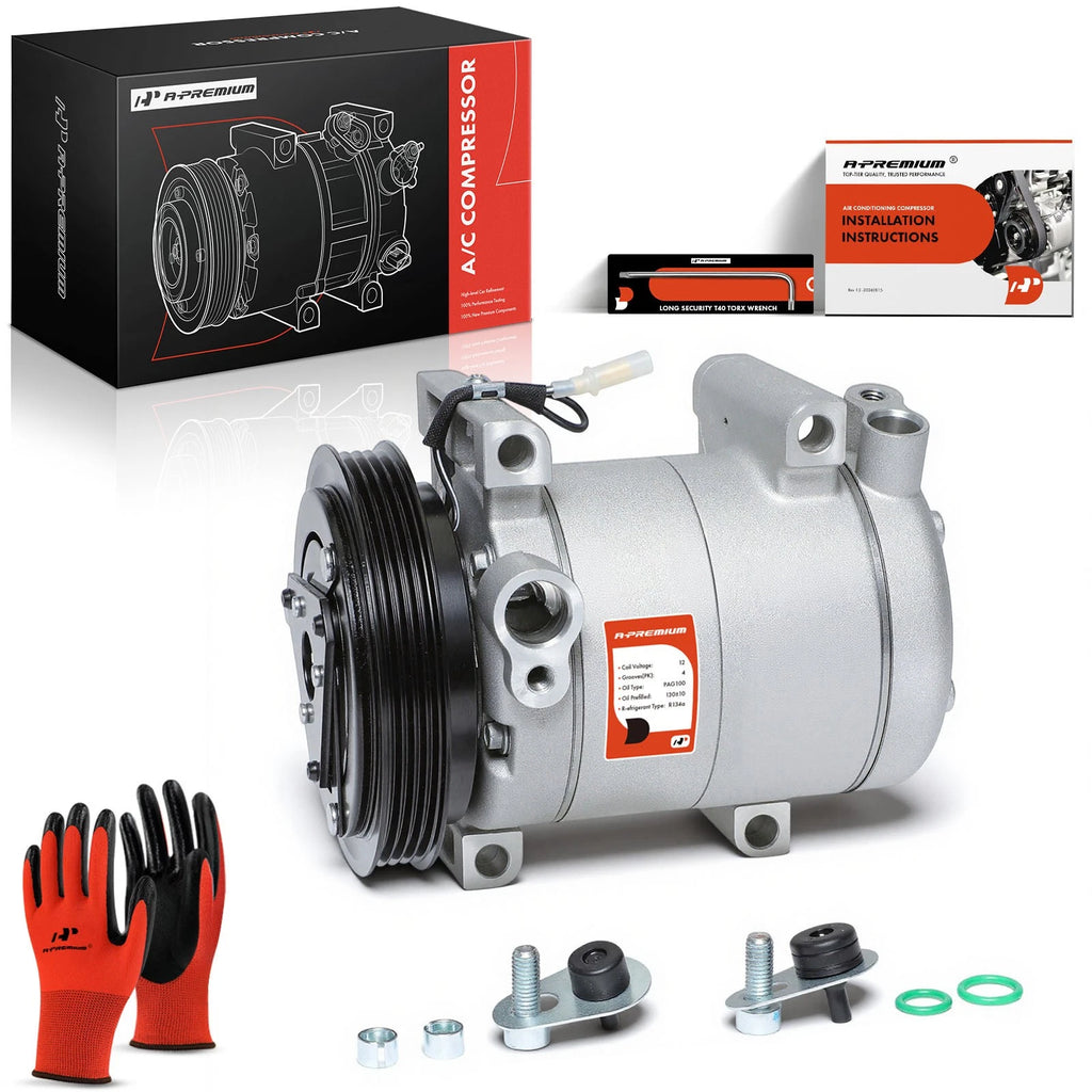 A/C Compressor with Clutch for Subaru Impreza (2002–2007) Saab 9-2X (2005–2006)