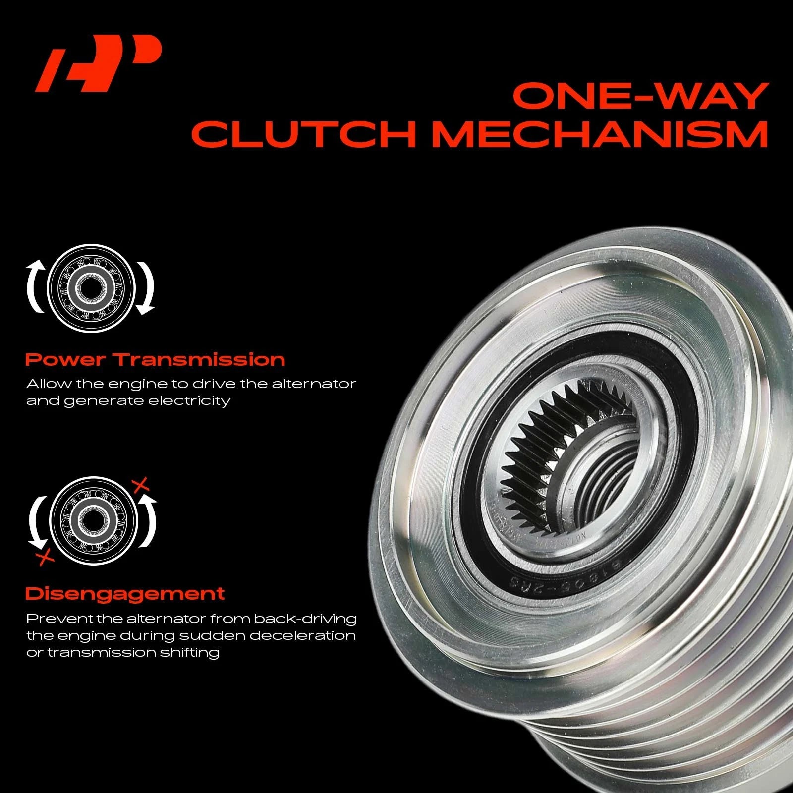 Alternator Clutch Pulley for Ford Ranger Transit-150 250